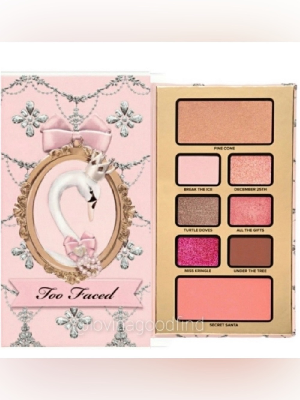 Too Faced Pink & Gold Holiday Eyeshadow Palette